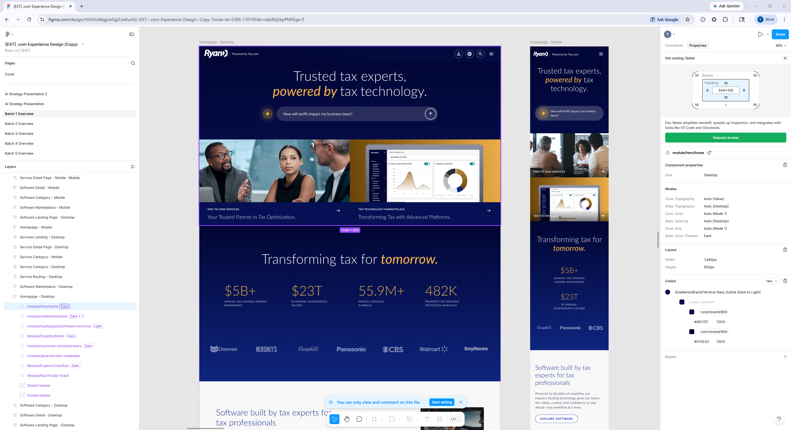 Enterprise CMS Migration — Figma Design